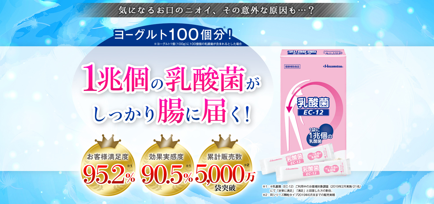 乳酸菌EC-12：HisamitsuいきいきOnline