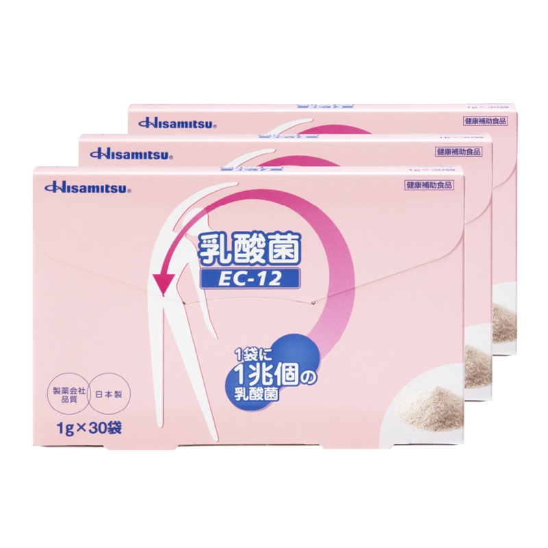 【まとめ】乳酸菌 EC-12 顆粒 1g×30袋×3個 1回のみお届け 約3ヶ月分