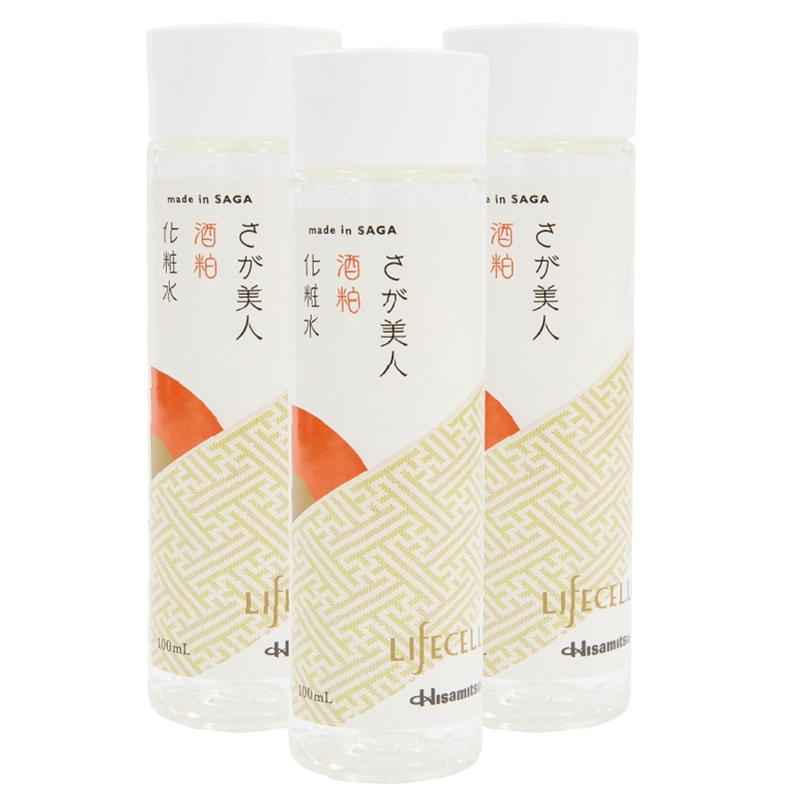 【まとめ】ライフセラ さが美人 酒粕 化粧水 100ml×3本 3本セット