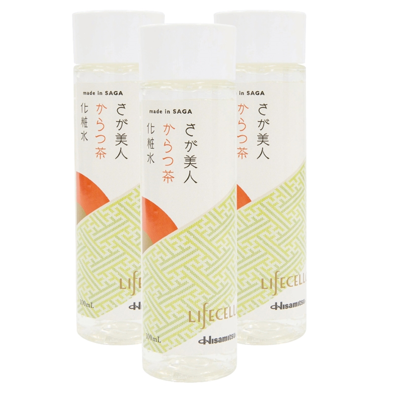 【まとめ】ライフセラ さが美人 からつ茶 化粧水 100ml×3本 3本セット