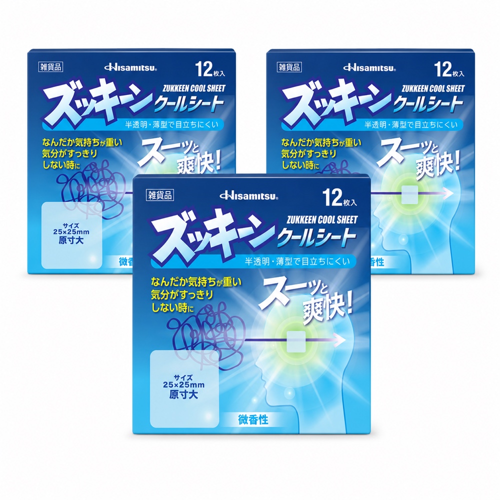 【まとめ】ズッキーンクールシート 12枚入×3個 12枚入×3個 10%OFF