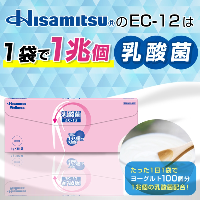 【社販特別】乳酸菌 EC-12 顆粒 1g×61袋 1g×61袋 健康補助食品 おなかの調子を整える
