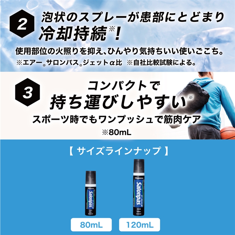 【第2類医薬品】エアーサロンパス DX 120ml