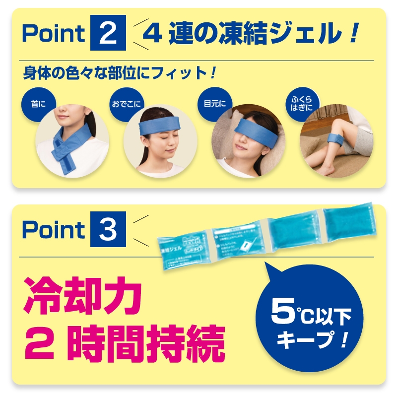 【社販特別】バイバイフィーバーバンドタイプ 社内販売 1個(発熱・寝苦しい夜に 繰り返し使える冷却バンド)