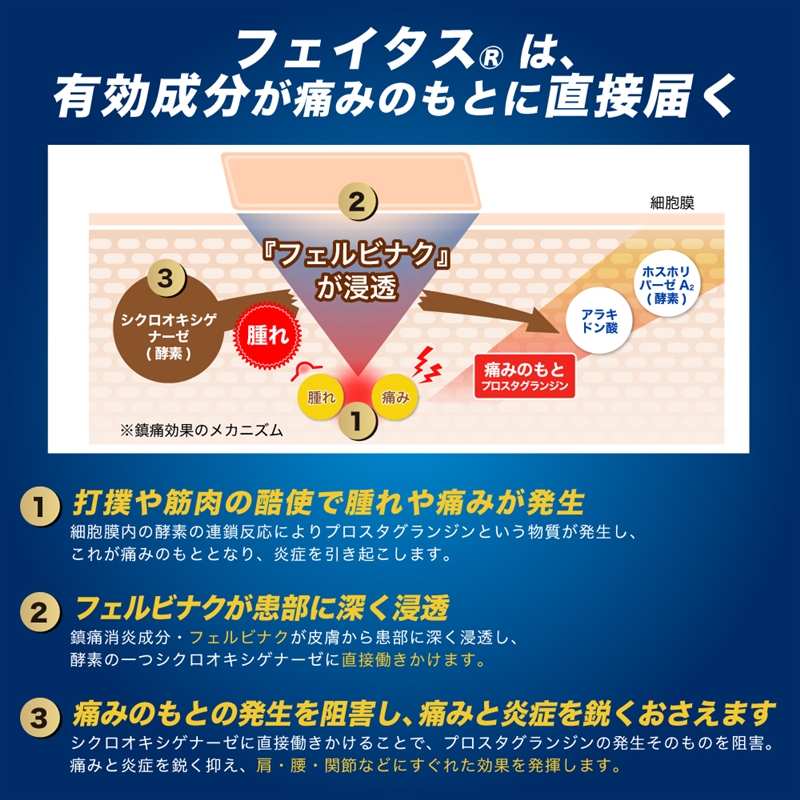 【第2類医薬品】フェイタス5.0(大判サイズ) 20枚