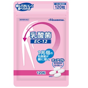 【社販特別】乳酸菌 EC-12 チュアブル 120粒 120粒(1日4粒目安) 健康補助食品　お菓子感覚チュアブルタイプ