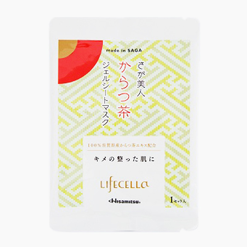 【FS】ライフセラ さが美人 からつ茶ジェルシートマスク1セット 通常購入 (1セット入)