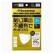 貼り薬の不織布で作ったマスク 貼るタイプ ふつう 3枚