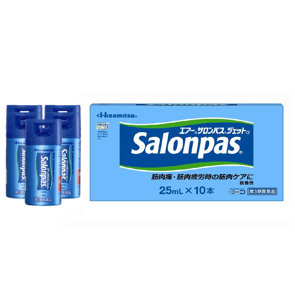 【第3類医薬品】エアーサロンパス ジェットα 25ml×10本