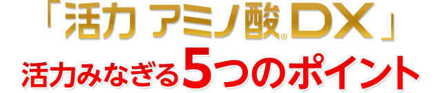 Hisamitsu 活力アミノ酸DX 30袋｜久光製薬の公式通販サイト [Hisamitsu