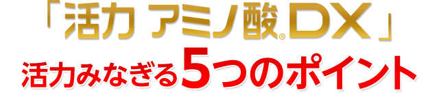 Hisamitsu 活力アミノ酸DX 30袋|久光製薬の公式通販サイト [Hisamitsu